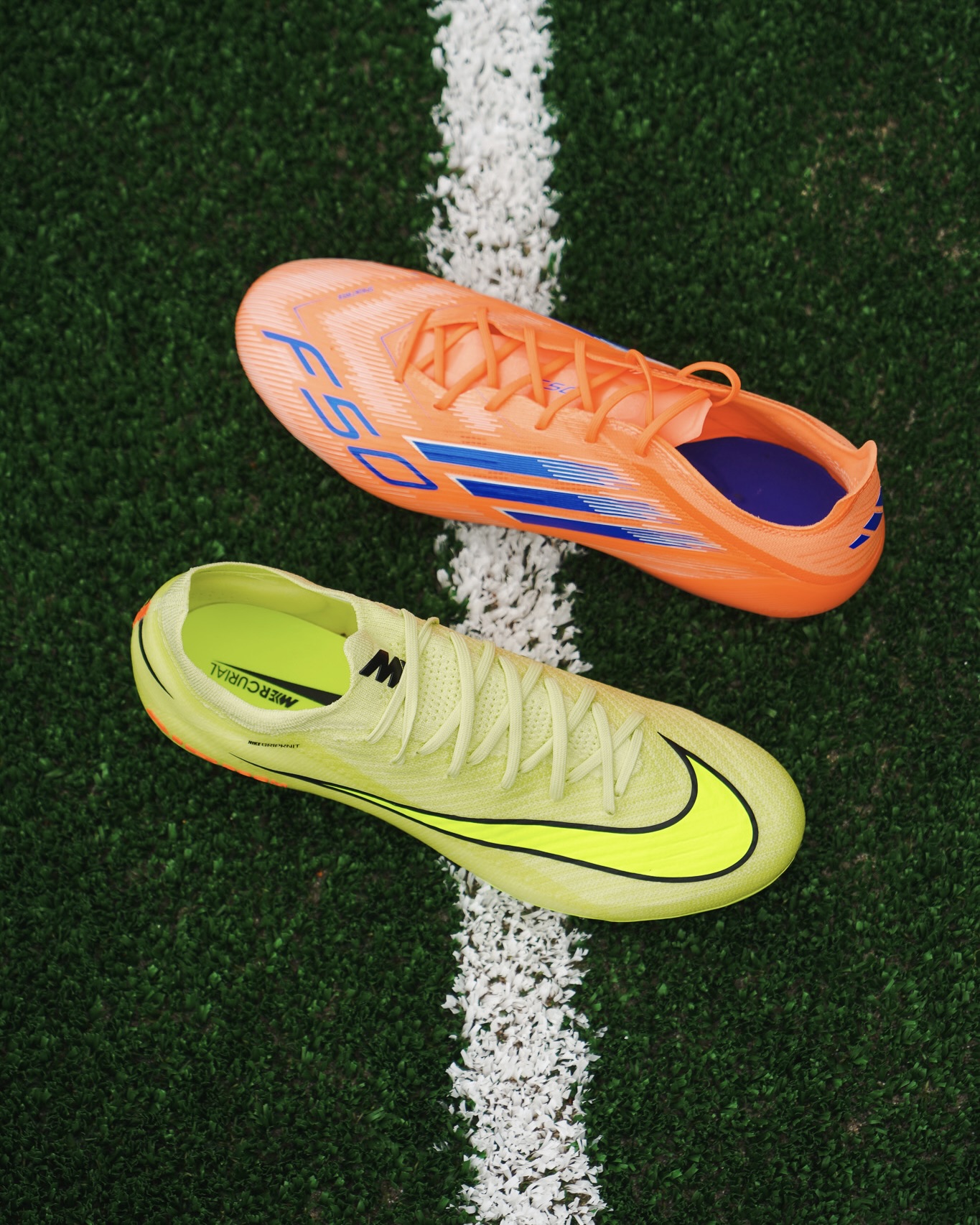 Nike Mercurial VS Adidas F50