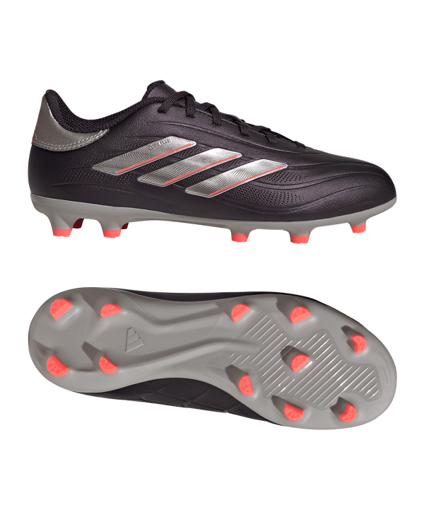 adidas COPA Pure 2 League FG Vivid Horizon Kids Lila Grau