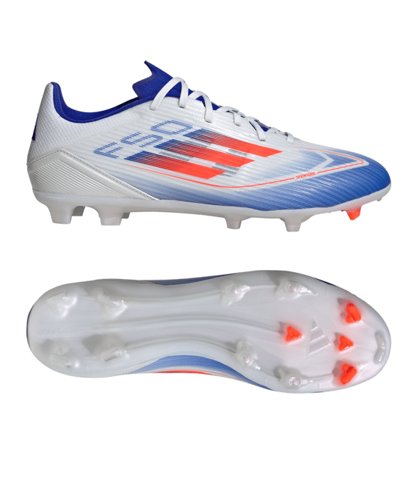 adidas F50 League FG/MG Advancement Weiss Rot