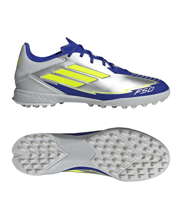 adidas F50 League TF Messi Silber