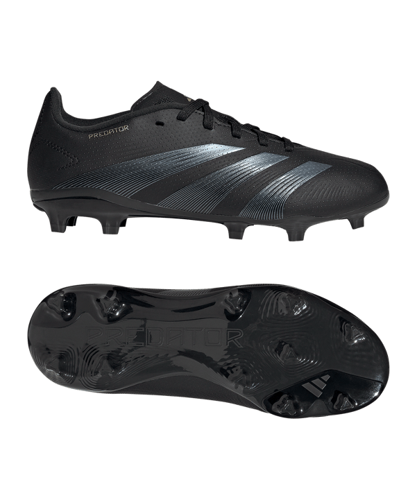 adidas Predator League FG Dark Spark Kids Schwarz Grau