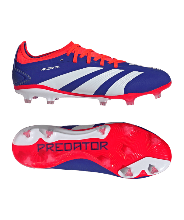 adidas Predator Pro FG Advancement Weiss Rot