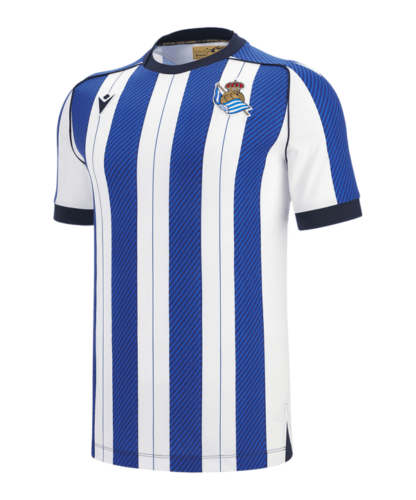 Macron Real Sociedad San Sebastián Trikot Home 2025/2026 Weiß