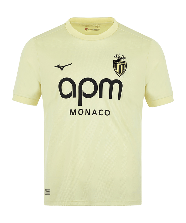 Mizuno AS Monaco Trikot 3rd 2025/2026 Gelb F48