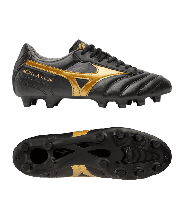 Mizuno Morelia II Club FG Schwarz Gold F50