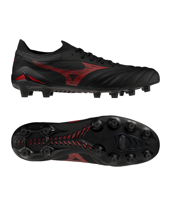 Mizuno Morelia Neo Beta Elite FG Shadow Gem Schwarz F00