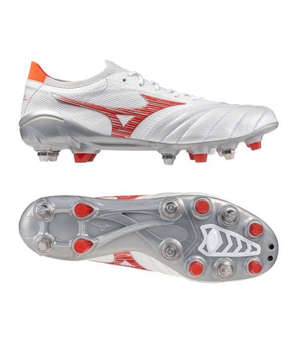 Mizuno Morelia Neo IV Alpha Made in Japan Mix Charge Gelb Rot Gelb F60