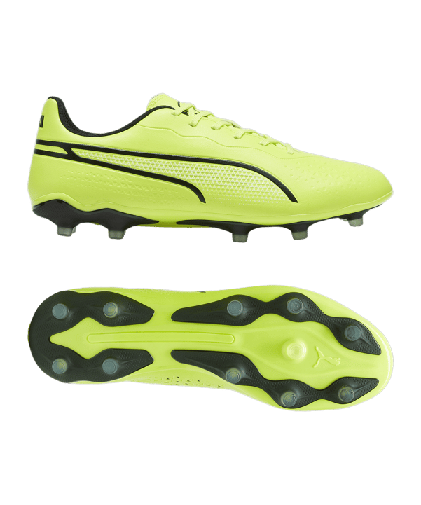 PUMA KING Match FG/AG Phenomenal Gelb Schwarz F04