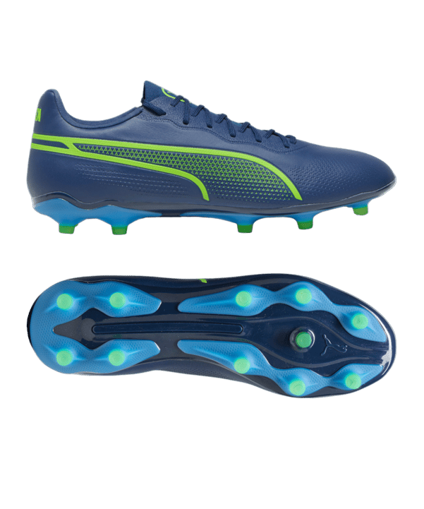 PUMA KING Pro FG/AG Blau Grün F02