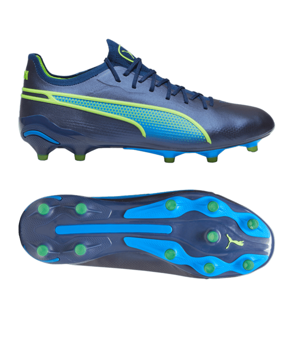 PUMA KING Ultimate FG/AG Gear Up Blau Grün F04