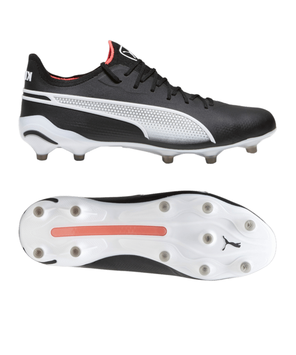 PUMA KING Ultimate FG/AG Eclipse Schwarz Weiss F01