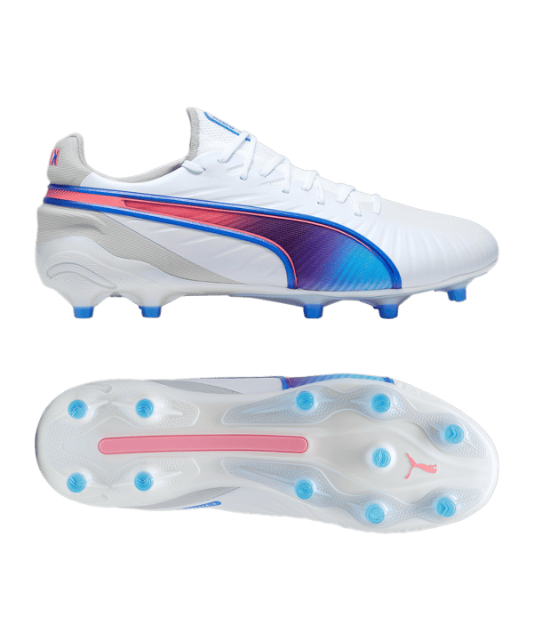 PUMA KING Ultimate FG/AG Formula Weiss Blau F02