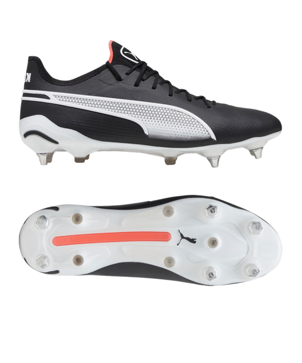 PUMA KING Ultimate MxSG Eclipse Schwarz Weiss F01
