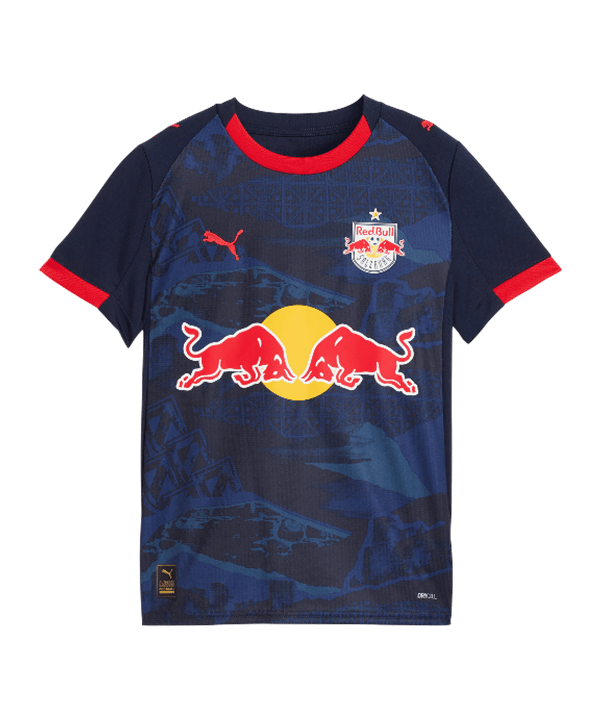 PUMA Red Bull Salzburg Replica Trikot Away 2025/2026 Kids Blau F02