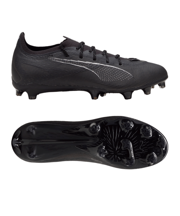 PUMA ULTRA 5 Pro FG/AG Eclipse Schwarz Weiss F02