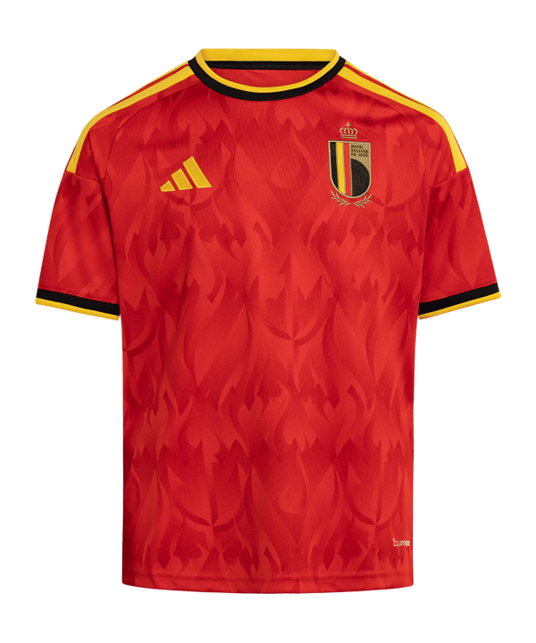 adidas Belgien Trikot Home WM 2026 Kids Rot