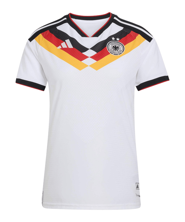 adidas DFB Deutschland Authentic Trikot Home WM 2026 Damen 2 Sterne Weiß