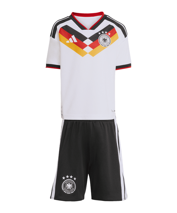 adidas DFB Deutschland Trikot Set Home WM 2026 Kids Weiß