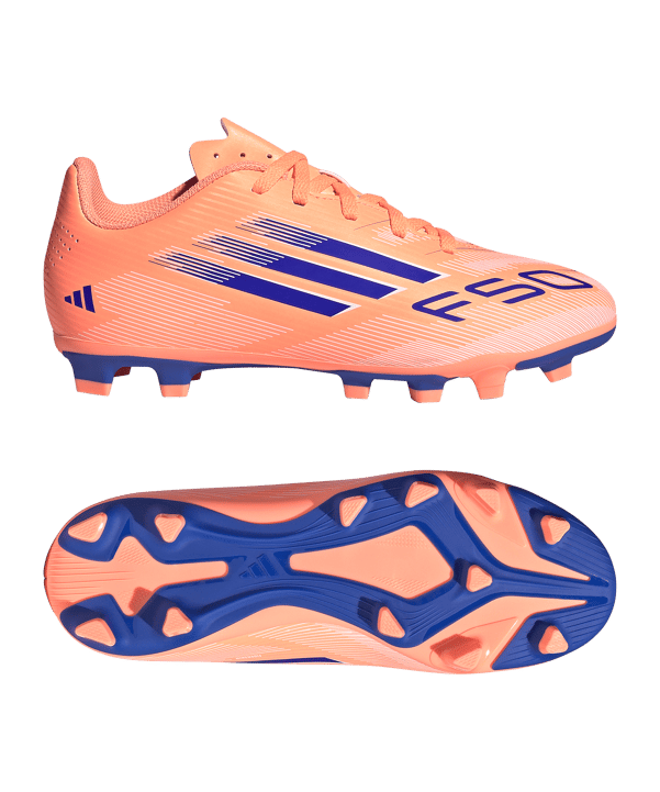 adidas F50 Club FG/MG Coral Blaze Kids Orange