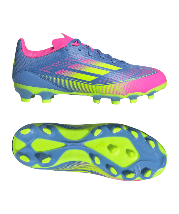 adidas F50 League MG Celestial Victory Kids Blau