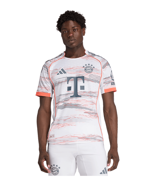 adidas FC Bayern München Authentic Trikot Away 2025/2026 Weiß
