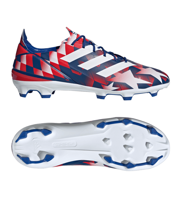 adidas Gamemode FG Iconic Footballs Weiss Blau