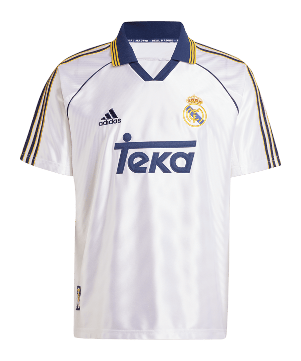 adidas Real Madrid Trikot Home 1999/2000 Weiß