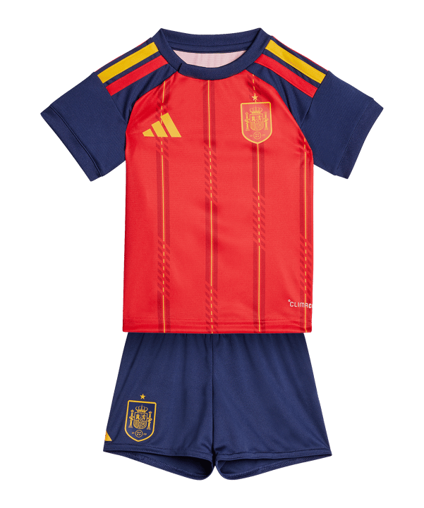 adidas Spanien Babykit Trikot Set Home WM 2026 Kids Rot