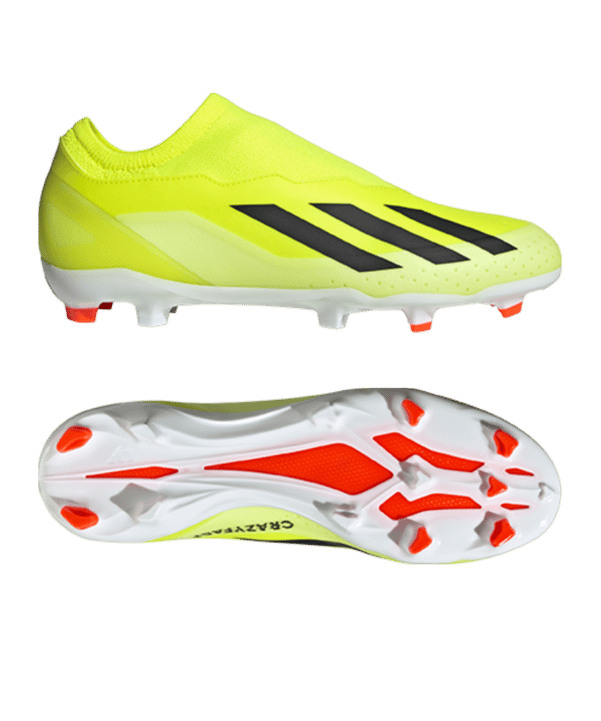 adidas X Crazyfast League LL FG Solar Energy Gelb Schwarz Weiss