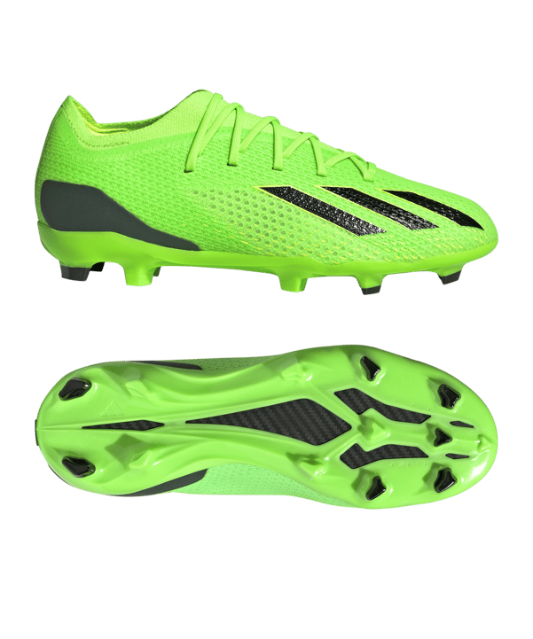 adidas X Speedportal.1 FG Game Data Kids Grün Schwarz