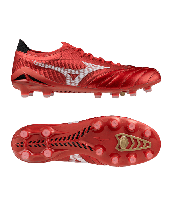 Mizuno Morelia Neo Beta Elite FG Ruby Red 40th Anniversary Rot F60