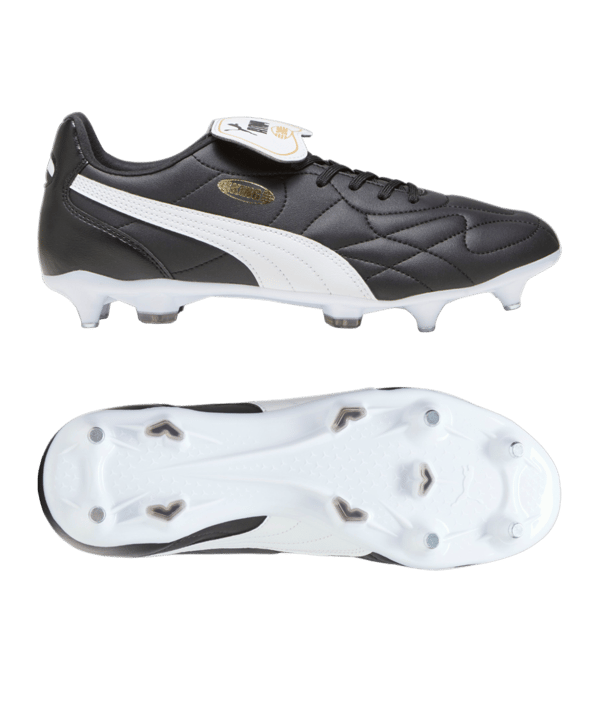 PUMA KING Top MxSG Schwarz Weiss Gold F01