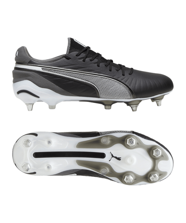 PUMA KING Ultimate MxSG Eclipse Schwarz Weiss F01