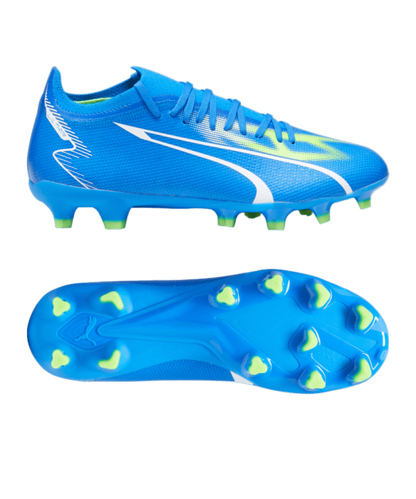 PUMA ULTRA Match FG/AG Damen Gear Up Blau Weiss F03