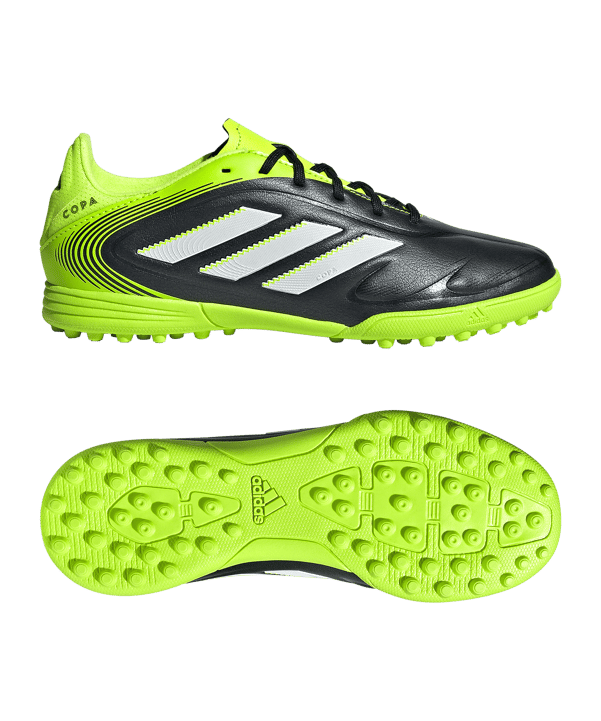 adidas Copa Pure III League TF Radiant Blaze Kids Schwarz