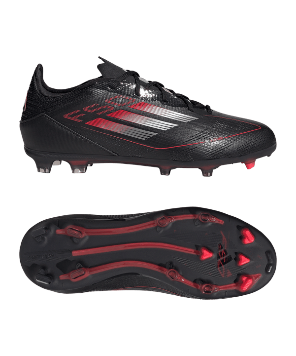 adidas F50 Elite FG Stealth Victory Kids Schwarz
