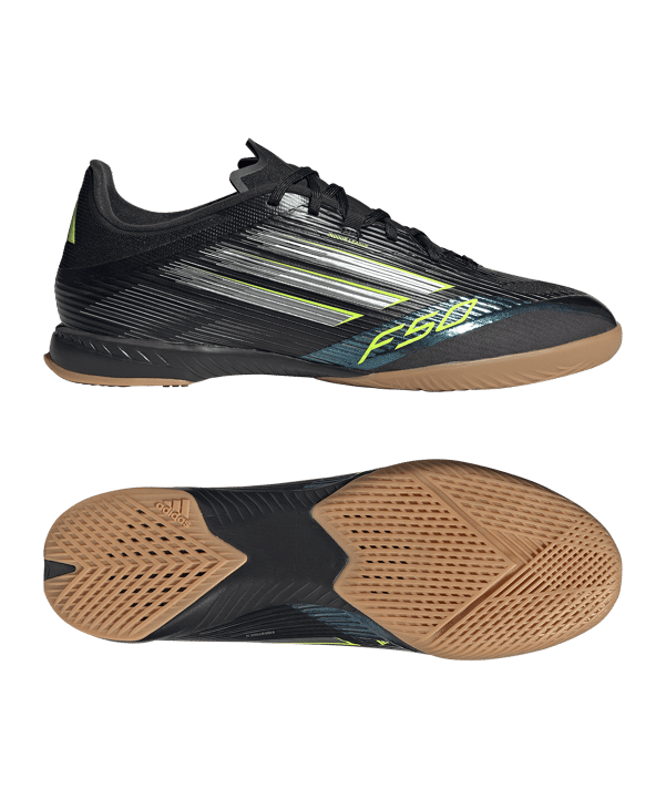 adidas F50 League IN Electric Stealth Schwarz