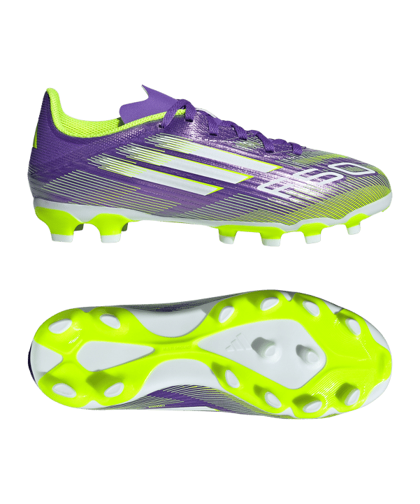 adidas F50 League MG Radiant Blaze Kids Lila