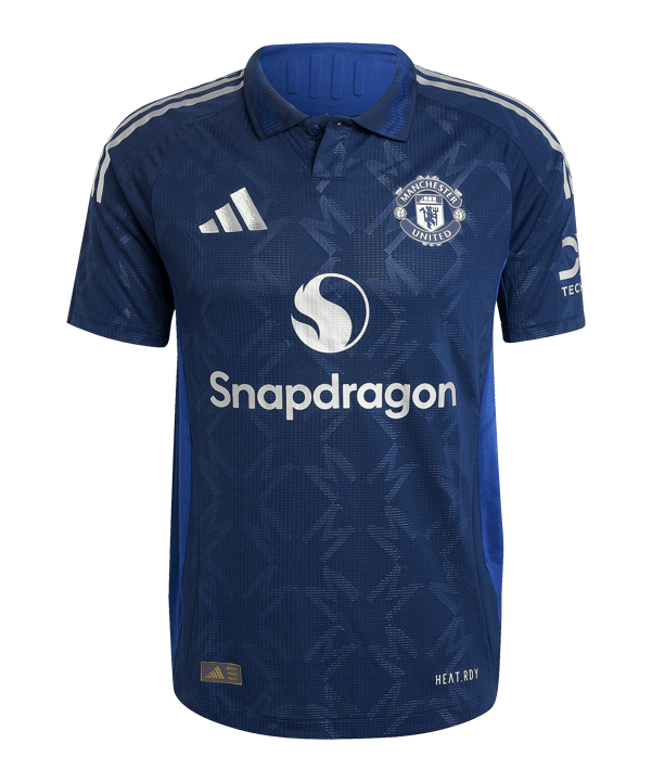 adidas Manchester United Auth. Trikot Away 2024/2025 Blau