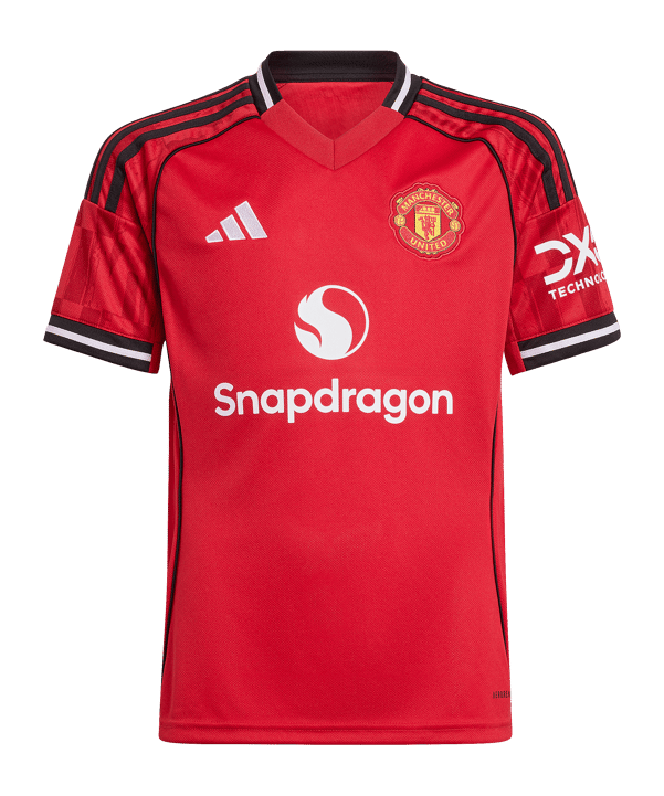 adidas Manchester United Trikot Home 2025/2026 Kids Rot