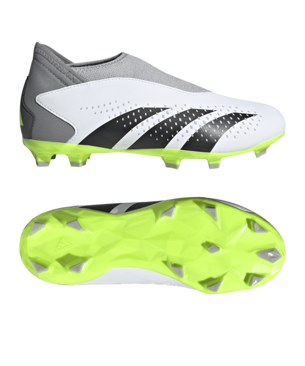 adidas Predator Accuracy.3 LL FG Crazyrush Kids Weis Schwarz Gelb