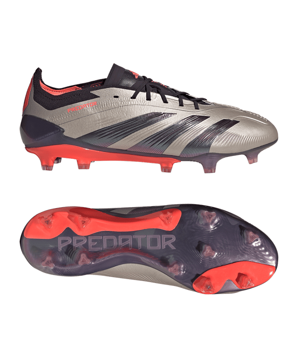 adidas Predator Elite FG Vivid Horizon Grau Pink