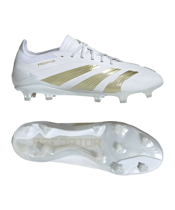 adidas Predator Elite FG Day Spark Weiss Gold