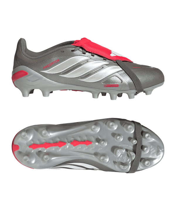adidas Predator League FT AG Finisher Steel Kids Grau