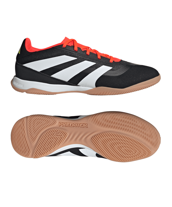 adidas Predator League IN Halle Solar Energy Schwarz Weiss Rot