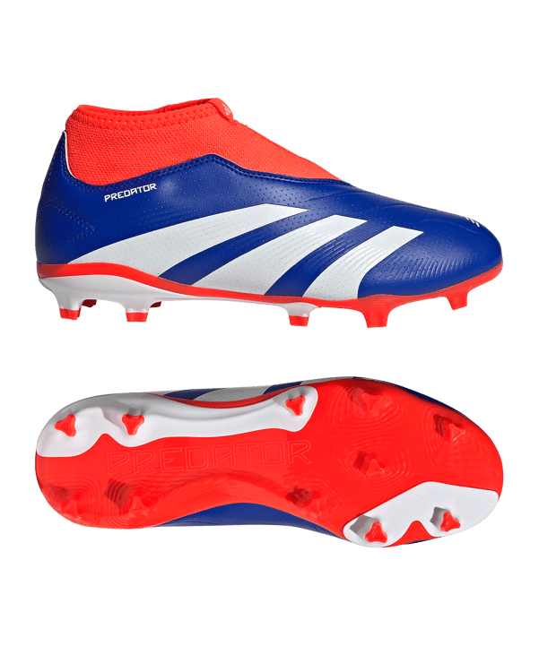 adidas Predator League LL FG Advancement Kids Blau Weiss