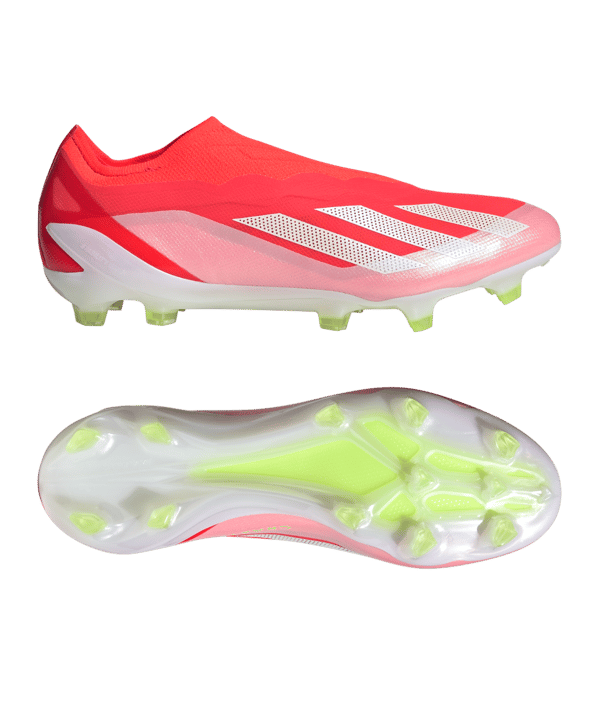 adidas X Crazyfast Elite LL FG Energy Citrus Rot Weiss Gelb