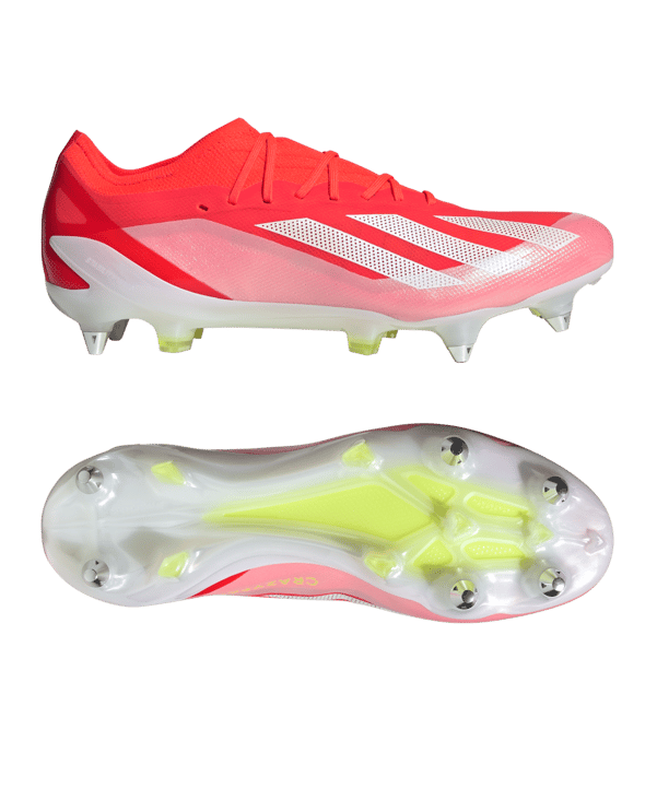 adidas X Crazyfast Elite SG Energy Citrus Rot Weiss Gelb