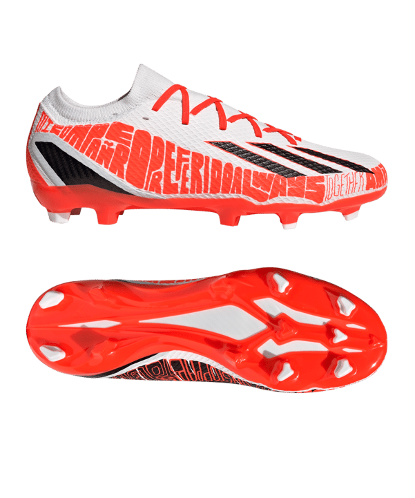 adidas X Speedportal Messi.3 FG Balon te Adoro Weiss Schwarz Rot