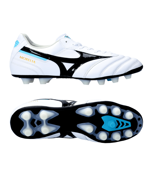 Mizuno Morelia II Elite FG Weiss Schwarz Blau F09